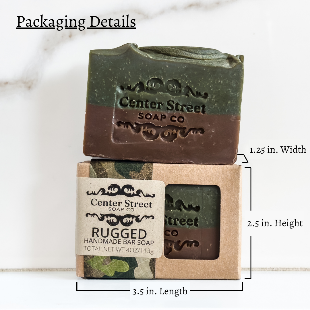 Rugged Vegan Handmade Soap Bar For Men