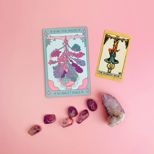 Scarlet Kale Tarot Garden
