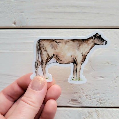 Jersey Cow Vinyl Sticker