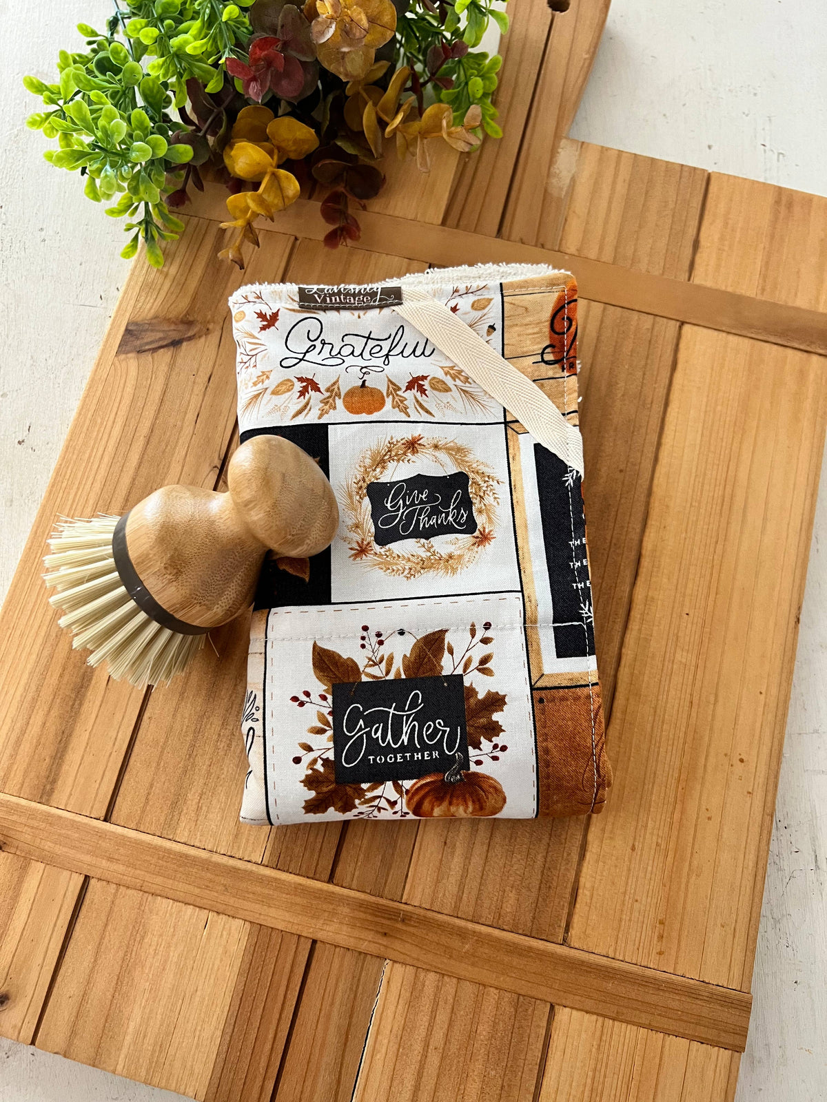 Fall Dish Drying Mat