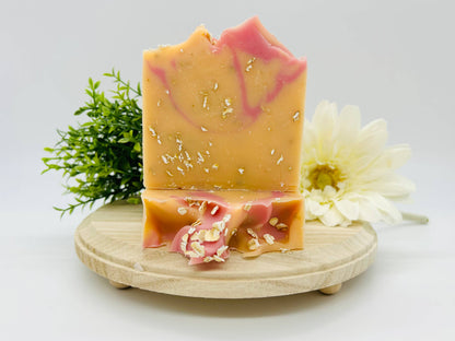 Sweet Orange Oatmeal Handmade Soap Bar