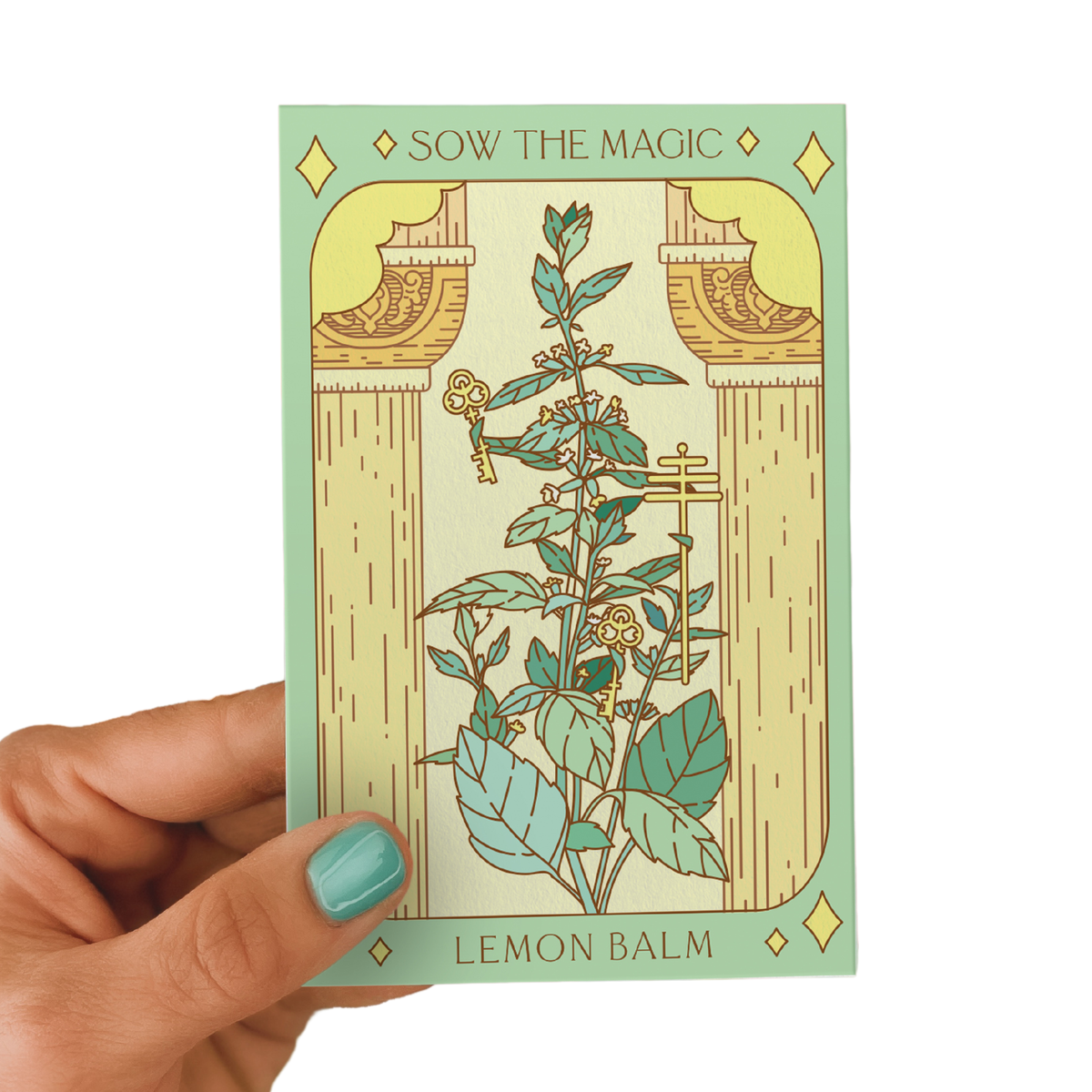 Lemon Balm Tarot Garden
