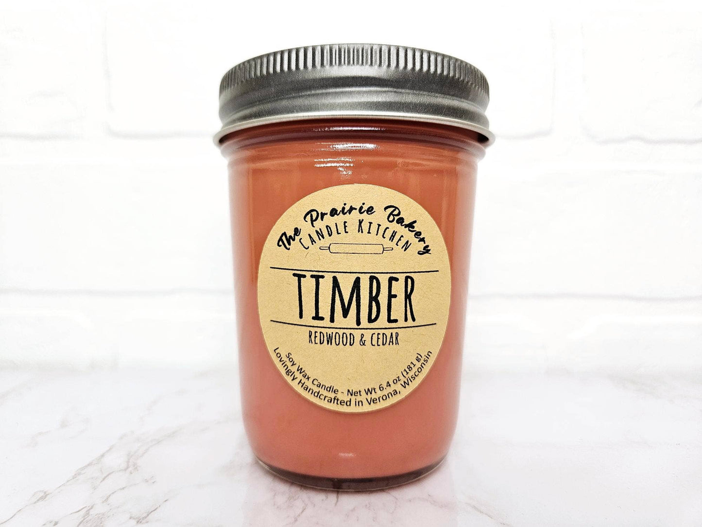 Timber | Redwood and Cedar Scented Soy Wax Candle