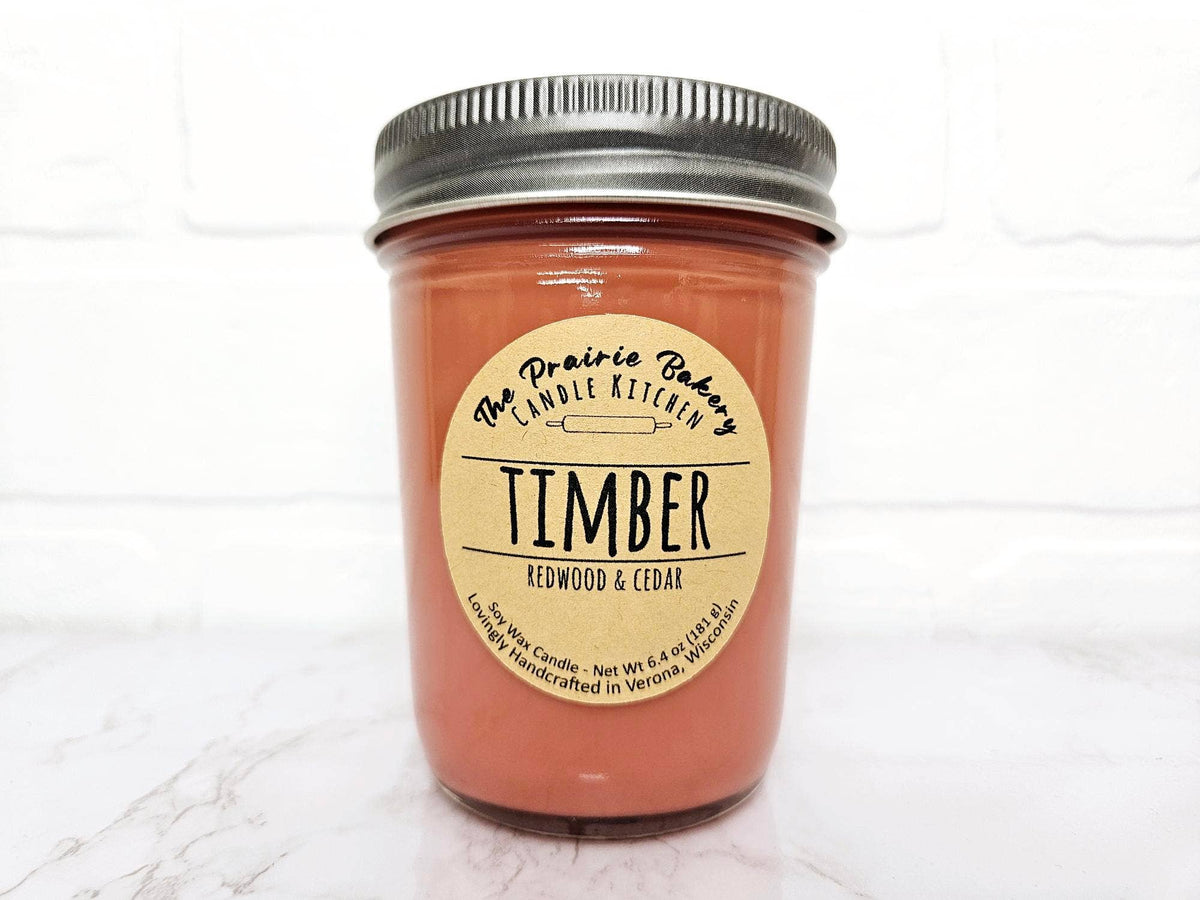 Timber Scented Soy Wax Candle