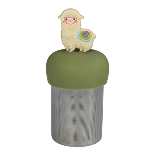 Alpaca | Floating Tea Steeper | Green Base | Cream Alpaca