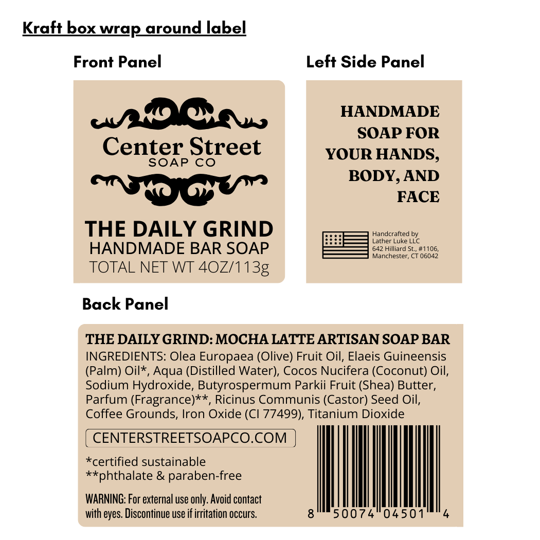 The Daily Grind Fall Handmade Bar Soap