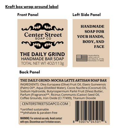 The Daily Grind Fall Handmade Bar Soap