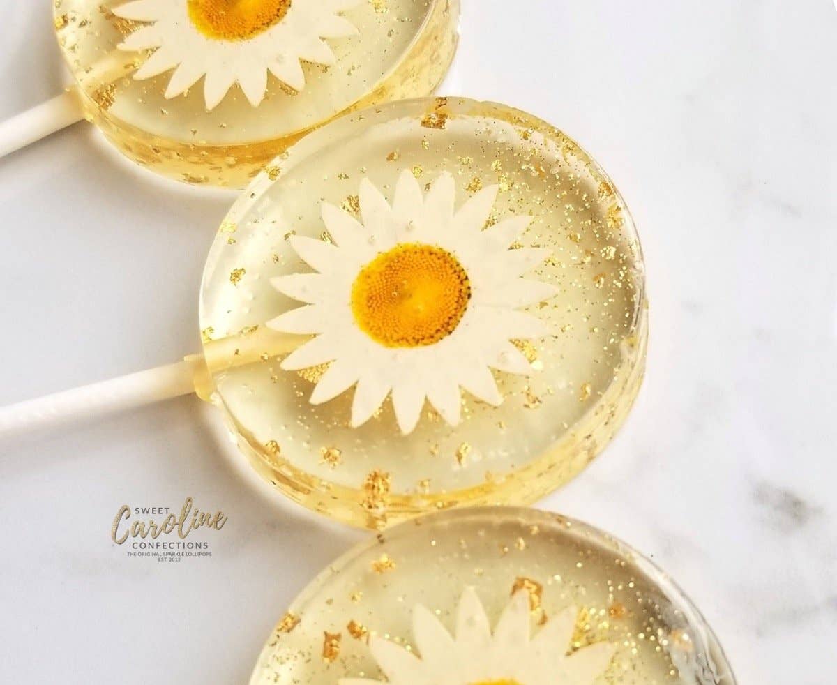 Daisy and Gold Lollipops, Mandarin Orange