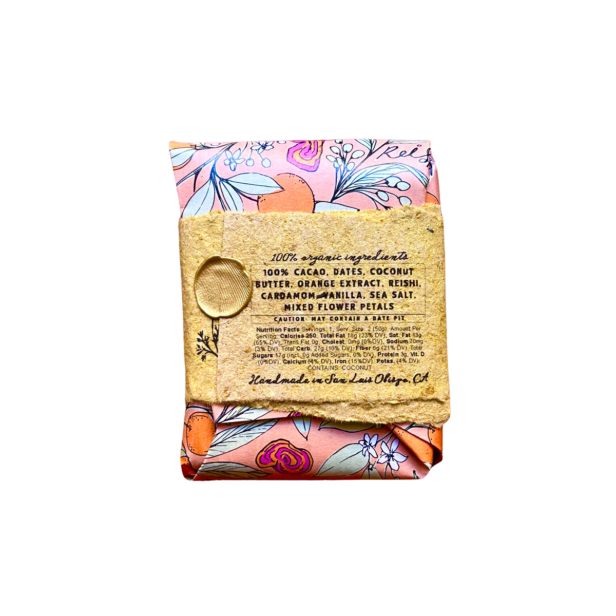Orange Reishi Cardamom Fudge 