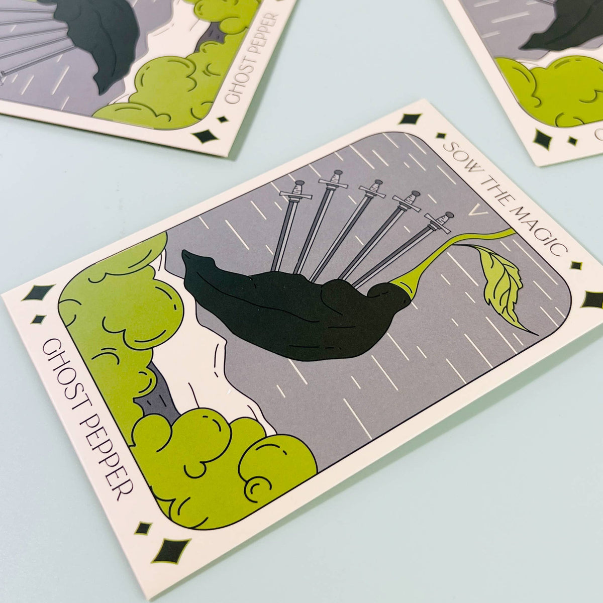 Ghost Pepper Tarot Garden