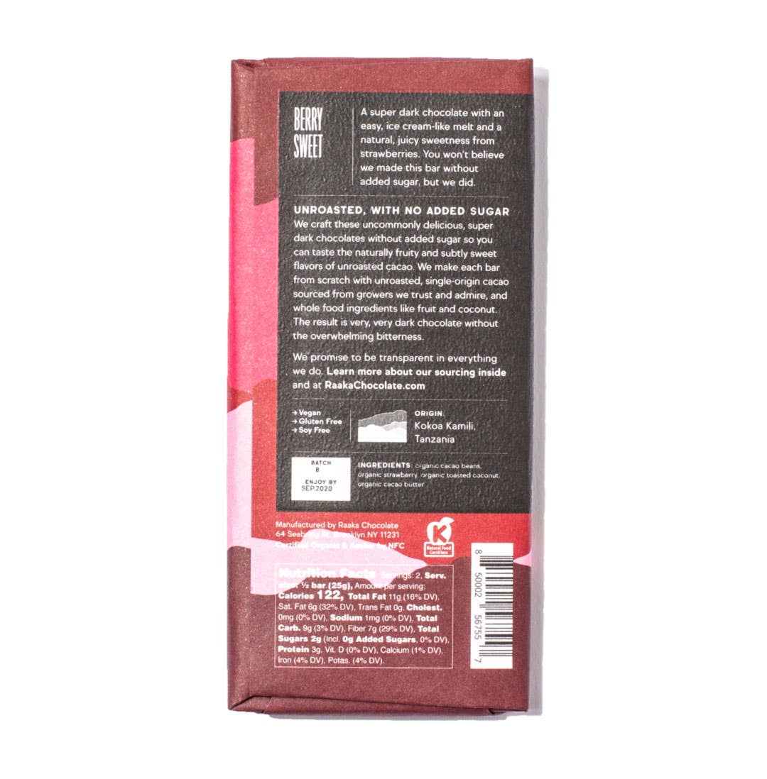 Pure Cacao, Strawberry & Coconut Chocolate