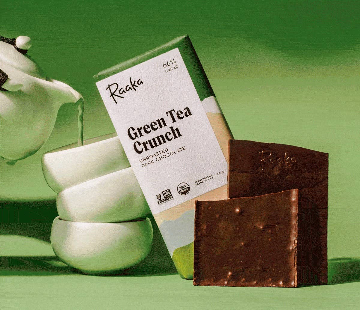 Green Tea Crunch Chocolate
