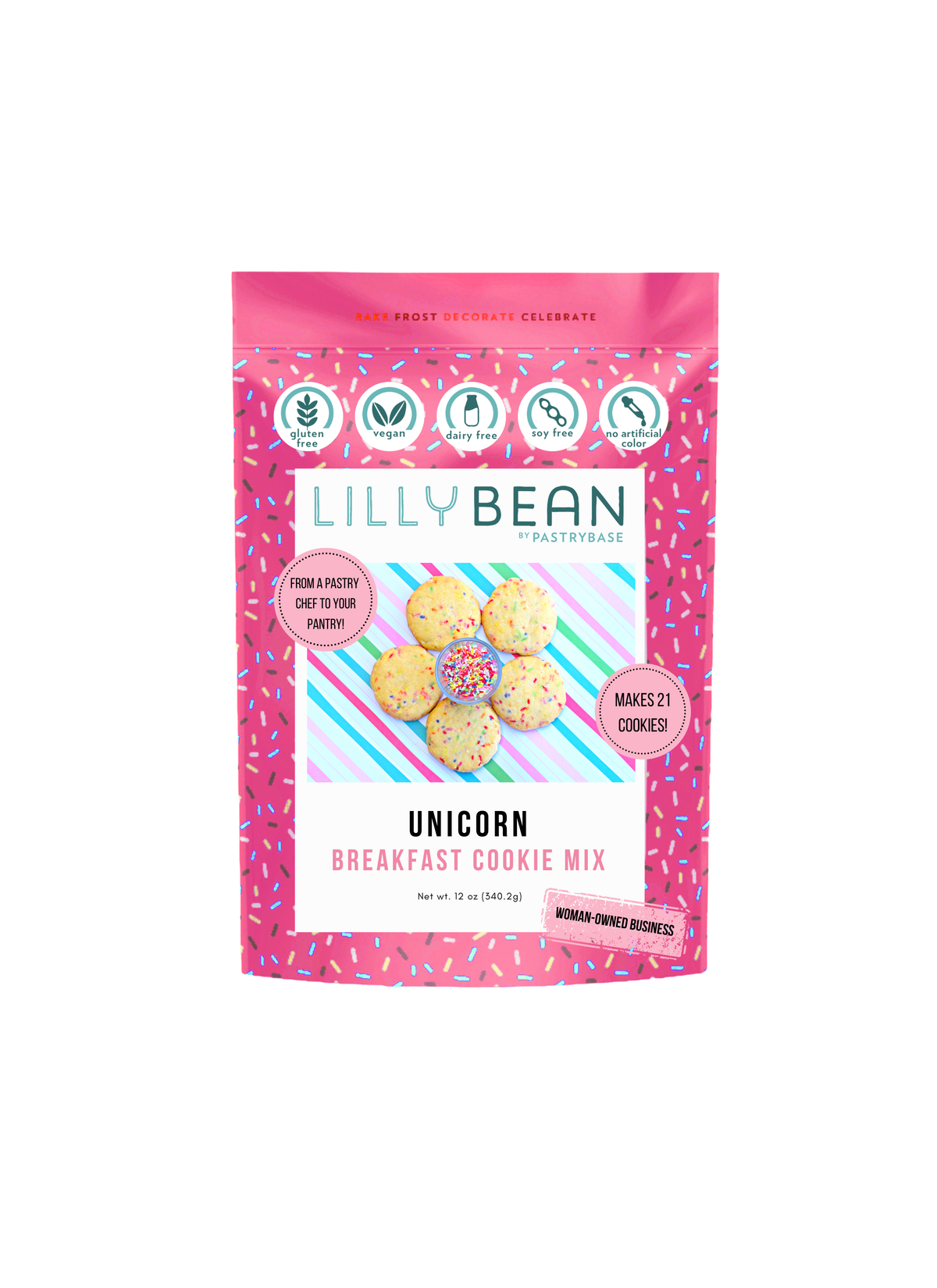 Unicorn Breakfast Cookie (Vegan & GF)