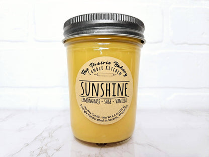 Sunshine Scented Soy Wax Candle