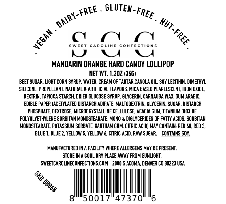 Jackolantern Pumpkin Lollipops, Mandarin Flavor