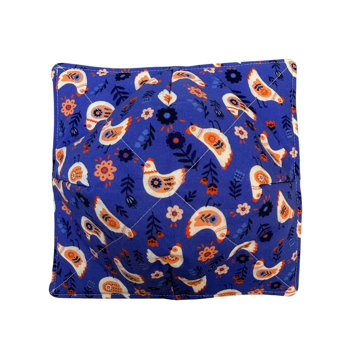 Folky Chicken Microwave Bowl Cozy