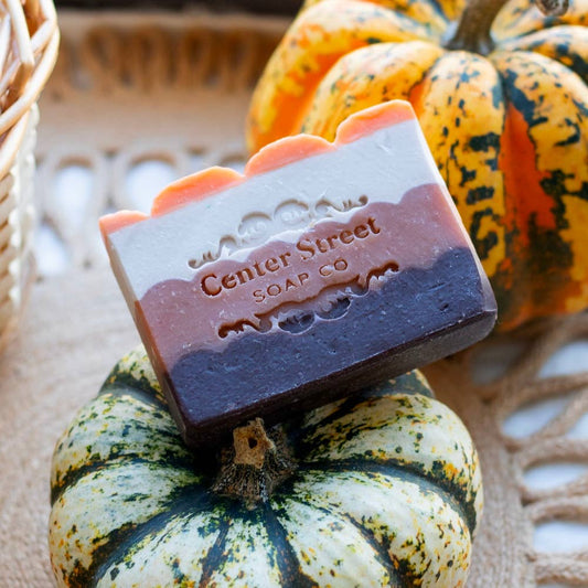 Pumpkin Spice Halloween Handmade Bar Soap