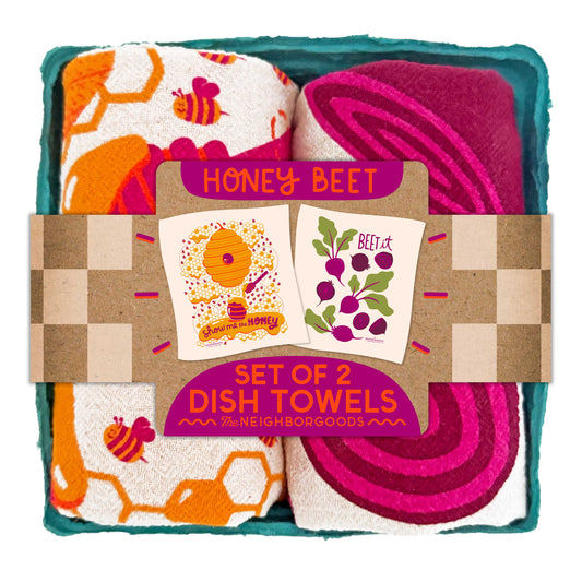 Honey Beet Tea Towel Set