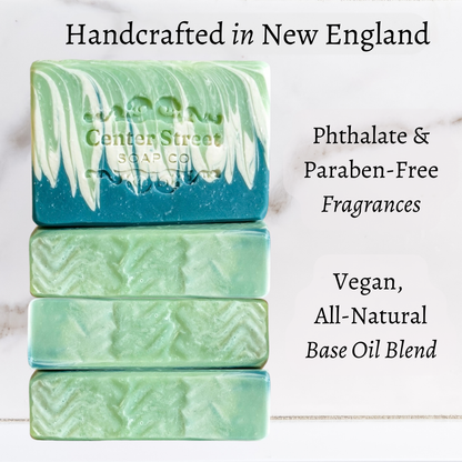 Spearmint + Eucalyptus Vegan Handmade Soap Bar
