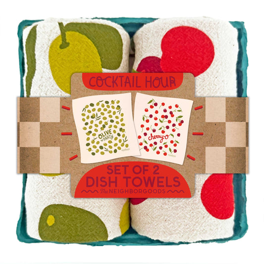 Cocktail Hour Tea Towel Set