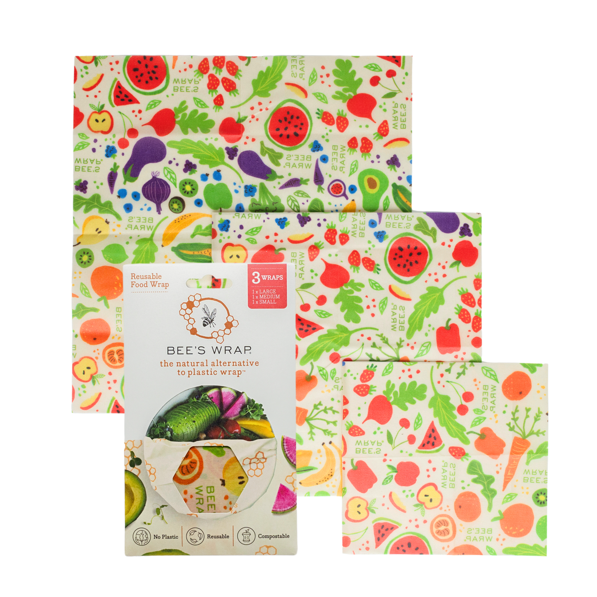 Bee's Wrap, Assorted 3 Pack