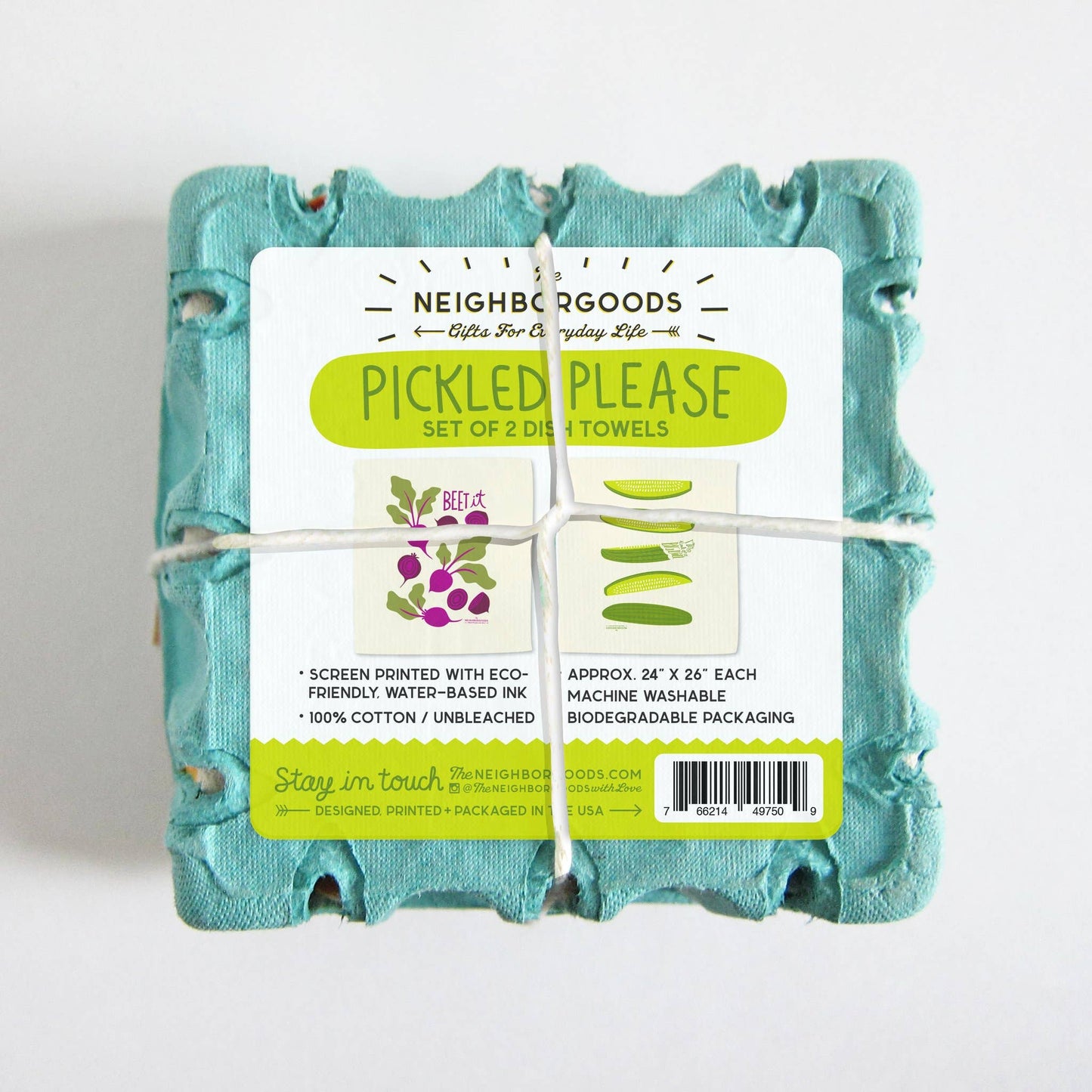Pickled Please Tea Towel Set