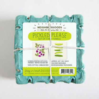 Pickled Please Tea Towel Set