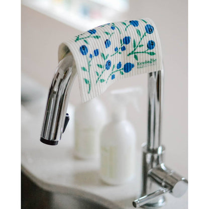 Blueberries Swedish Dishcloth