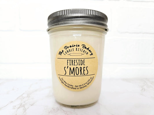 Fireside S'mores Scented Soy Wax Candle