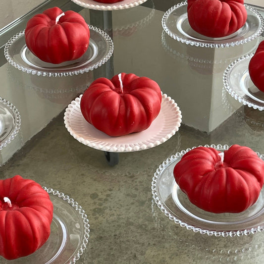 Jumbo Heirloom Tomato Candle, Red