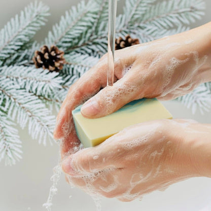 Frosted Summit Handmade Soap Bar Fresh Pine Scent