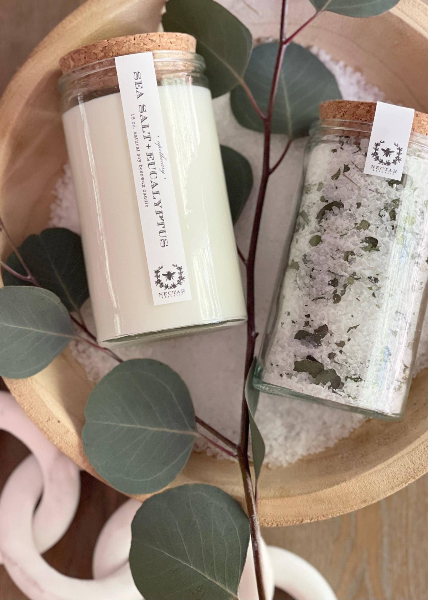 Sea Salt + Eucalyptus Large Bath Soak