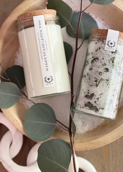 Sea Salt + Eucalyptus Large Bath Soak