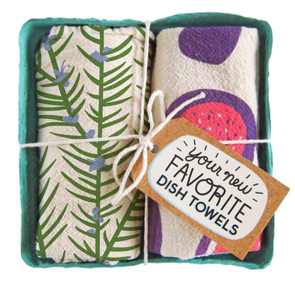 Rosemary & Fig Tea Towel Set