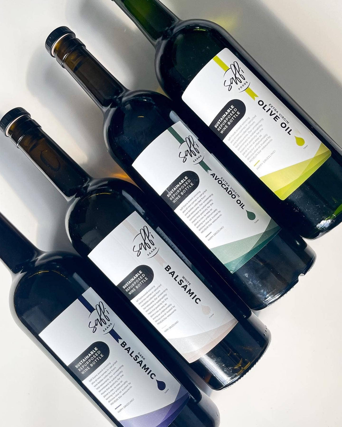 Saffi Saana White Balsamic Vinegar - 750ml wine bottle