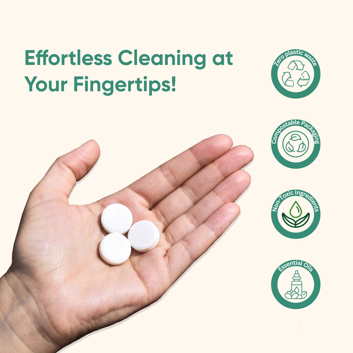 Eco-Friendly Refillable Bathroom Cleaning Kit