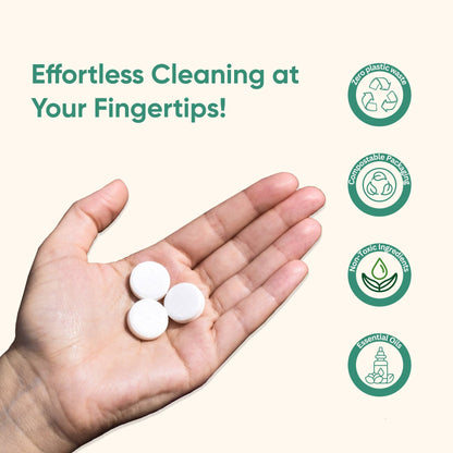 Eco-Friendly Refillable Bathroom Cleaning Kit