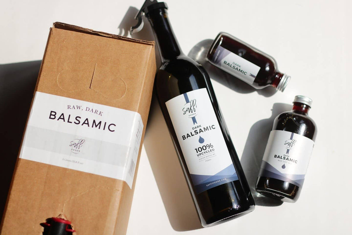 Saffi Saana Dark Balsamic Vinegar - 750ml wine bottle