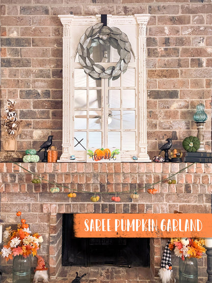 Saree Pumpkin Garland