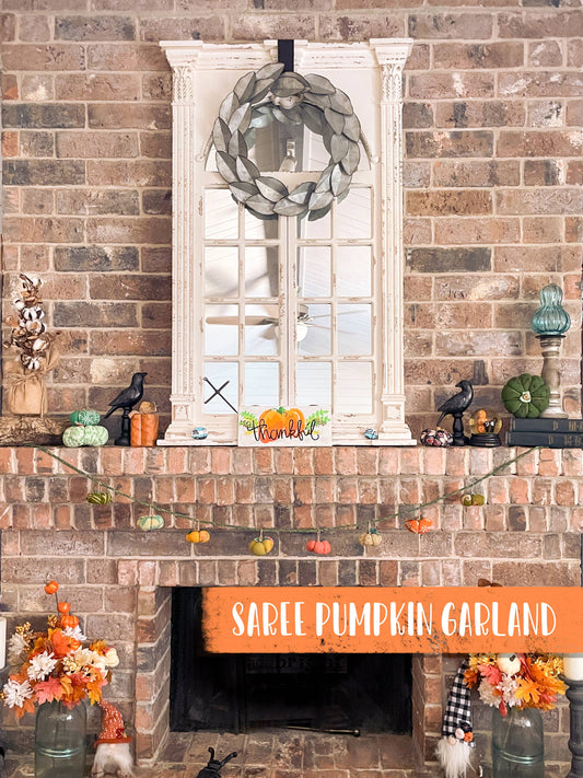 Saree Pumpkin Garland