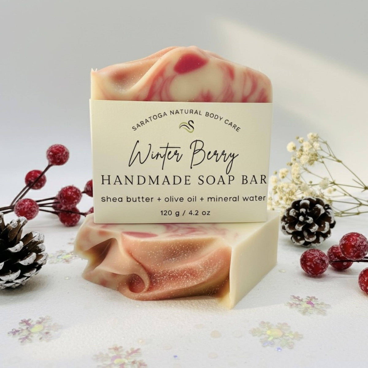 Winter Berry Handmade Soap Bar