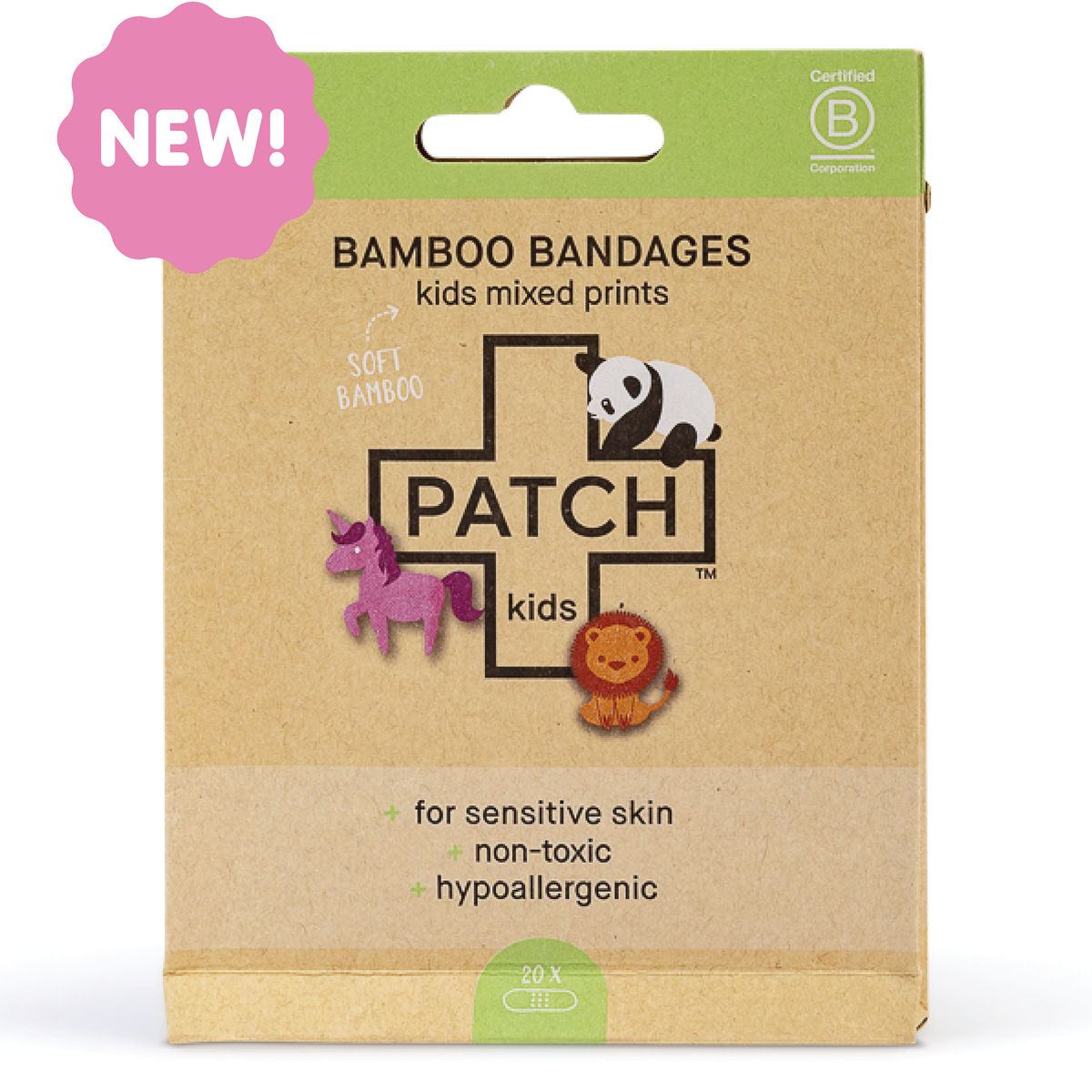 Kids Mixed Print Eco Bandage Pack