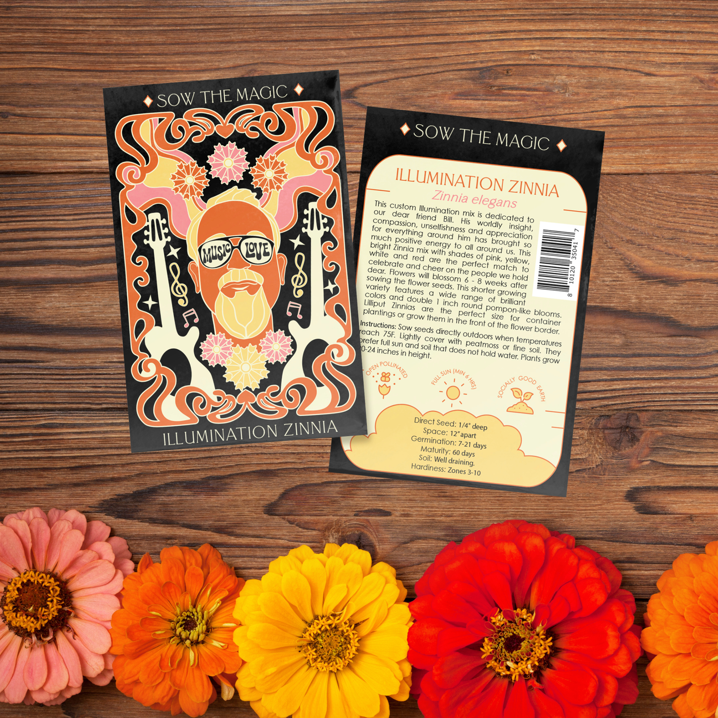 Illumination Zinnia Tarot Garden