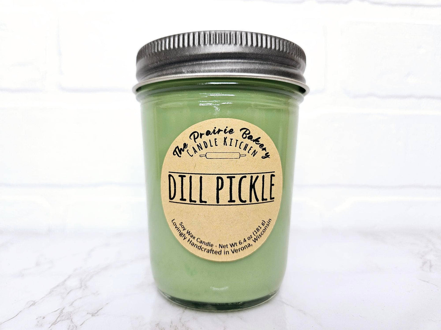 Dill Pickle Scented Soy Wax Candle