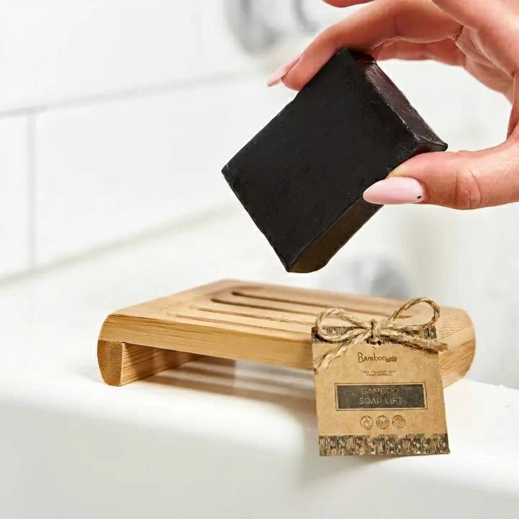 Slotted Bamboo Soap Lift