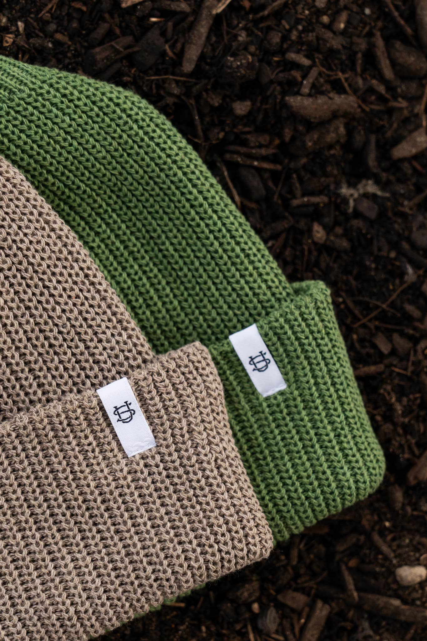 Ulota Moss Green Upcycled Cotton Watchcap