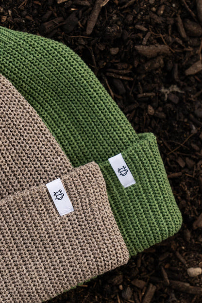 Ulota Moss Green Upcycled Cotton Watchcap