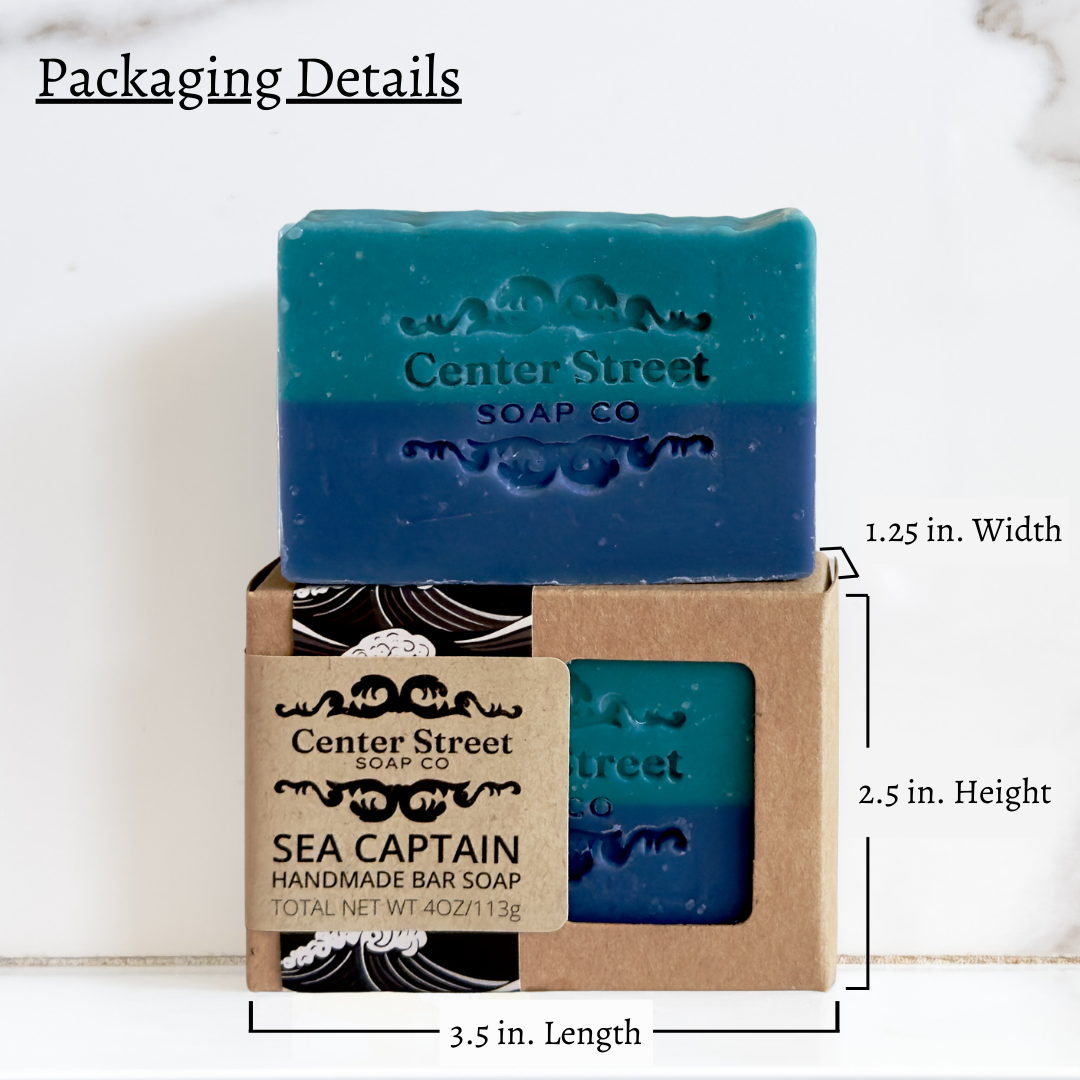 Sea Captain Vegan Handmade Soap Bar For Men