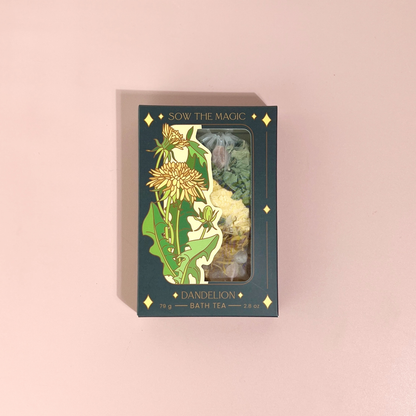 Dandelion Tarot Botanical Bath Tea Box