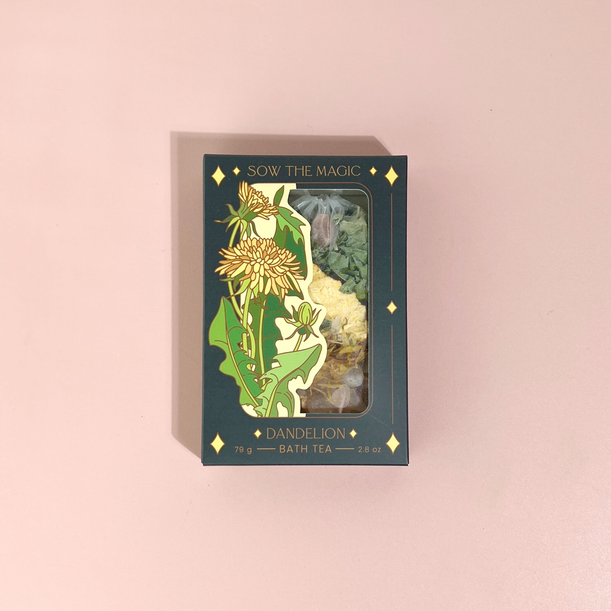 Dandelion Tarot Botanical Bath Tea Box